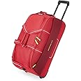 Aristocrat Polyester Solid Pattern Fitch Dft 62 Softshell Inlineskatewheel Suitcase/Trolley Bag (Red, Medium), H-30 Centimeters
