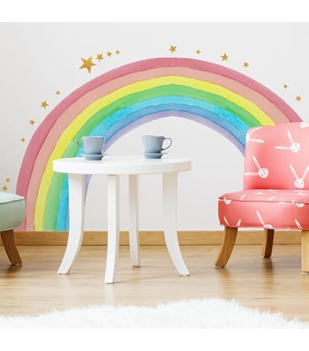 DECOWALL SG2-2417 Crayon De Couleur Autocollant D'apprentissage Mural Pour Crèche Décoration De La Maison Chambre De Bébé Salle De Classe Salle De Jeux