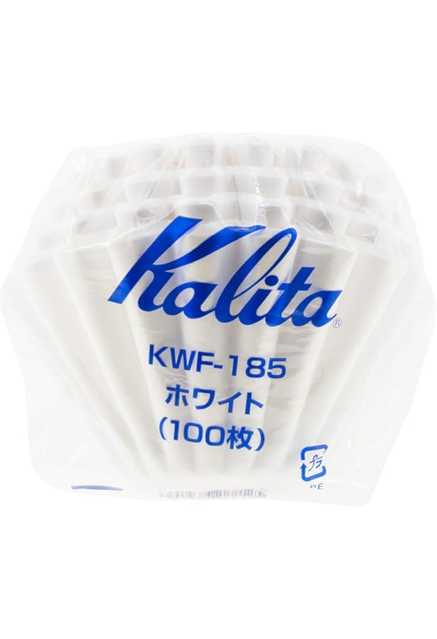 Kalita Wave Series KWF-155 #22211 Coffee Filters, White, For 1-2