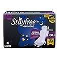 Stayfree Advanced XXL+ | 8 Pads | All Night Ultra Comfort Sanitary Pads for Women | Odour Control | Absorbs 2x more with Wider Back | Helps Prevent Rashes | Ultra Thin Pads |