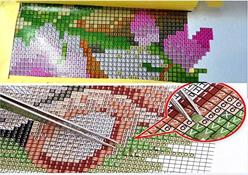 Set Diamond Painting Strass Mosaik Bild Basteln Bastelset Steine Eisbären 25×30 - 4