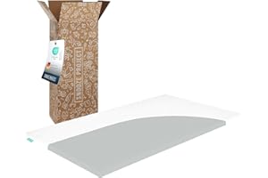 ‎SNOOZE PROJECT Snooze Project Basic Topper 70 x 210 x 6 cm - Weich - Made in Germany - Oeko-Tex - 60° Grad waschbar - 70x210