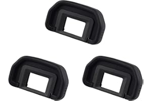 Futheda 3 Stück EB Gummi-Augenmuschel-Ersatz, kompatibel mit EOS 5D 5D Mark II 30D 40D 50D 60D 6D 6D Mark II 70D 80D 10D 20Da 20D D30 D60 DSLR-Digitalkameras