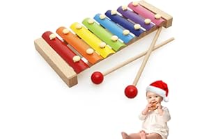 DOUKESH Xilofono Bambini Colorato Professionale, Strumento Musicale per Bambini, Giocattoli Musicali