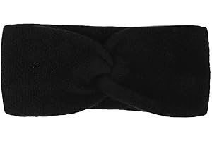 Zwillingsherz Fascia in 100% cashmere – Fascia per capelli in maglia grossa di alta qualità in tinta unita per donne e ragazze – lana – paraorecchie – fascia per capelli – calda e morbida per