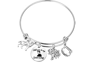 KEYCHIN Twilight Movie Schlüsselanhänger Twilight Edward und Bella Fans Geschenke Will You Be My Spider Monkey Schmuck für Freunde Familie