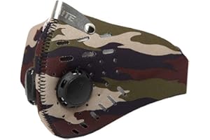 Tenlacum Fitness Staubmaske Aktivkohle staubdicht Verschmutzung Maske Winddicht Nebel Dunst Anti-Staub Maske Motorrad Fahrrad Fahrrad Ski Halbmaske Outdoor Aktivitäten