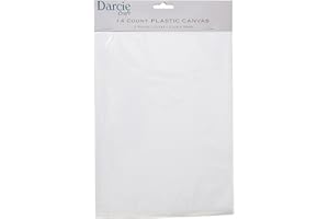 Darice Plastic Canvas Perforated Clear, 2 Pack, 29.97 x 21.08 x 0.03 cm