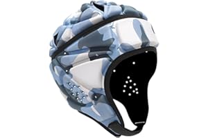 LOVIVER Casco de Rugby, protección para la Cabeza de Rugby, Casco de fútbol Transpirable para Hombres y Mujeres, Casco de Rugby para Necesidades Especiales,