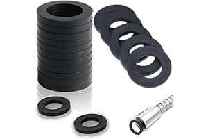 LUXIREMI 30 sztuk podkładek do węża prysznicowego, gumowe podkładki do węża prysznicowego 1/2" (1/2"), pierścień uszczelniający do głowicy prysznicowej i przyłącza kranu