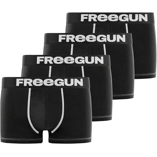 Freegun Boxer Uomo Sci-Fi, Ultra Morbido e Elasticizzato