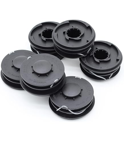 9 Stück Rasentrimmer-Ersatzspulen - Passend Für ALDI Gardenline GLR 450-459 Serie - Doppelfaden