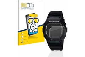 BROTECT Protector Pantalla Cristal para Casio G-Shock GW-5000-1JF Protector Vidrio - [Dureza 9H, Anti-Arañazos]