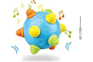 通用 Musical Dancing Ball | Interactive Bouncing Baby Toy with Sounds & Music | Sensory Developmental Toy to Encourage Crawling & Tummy Time for Babies & Toddlers