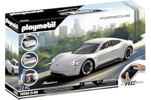 PLAYMOBIL Porsche 70765 Porsche Mission E, Con telecomando ed effetti luminosi, Dai 5 anni