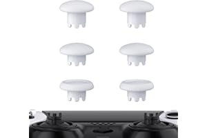 Wymiana Thumbsticks eXtremeRate Robot Bialy dla ps5 Edge Kontroler, Niestandardowe Wymienne Nasadki Joysticka Drążka Analogowego dla ps5 Edge Kontroler, Kontroler & Podstawa Kciuka Nie Są Dołączone