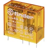 Finder Series 40 - Mini Reticulated Relay 5mm 2 Switched 8a 24vac
