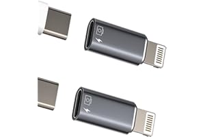 KEFIANY iPhone OTG Adapter Dongle(2Pack)USB C Female to Lightning Male Headphone Charger Data Sync Type-c Camera Card Reader Flash Drive Mouse U Disk Converter for Apple 14 13 11 12 Pro Max Xr X Xs 8 7Plus Se