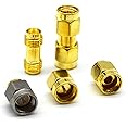 AURSINC 5 pcs/Set SMA Calibration Kit RF Coaxial Test Connector Short/Load/Open/Thru Type