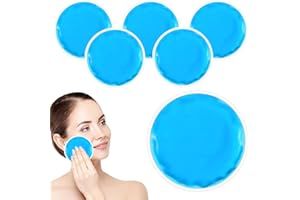 QEEROYO 6 Piezas Bolsa de Gel Frio, Compresa de Gel, Compresas Frías y Calientes, Almohadillas de Refrigeración Pequeñas, Reutilizable, para Lesiones Dolor de Cabeza, Dientes, Ojos Cansados, Lactancia, Niños