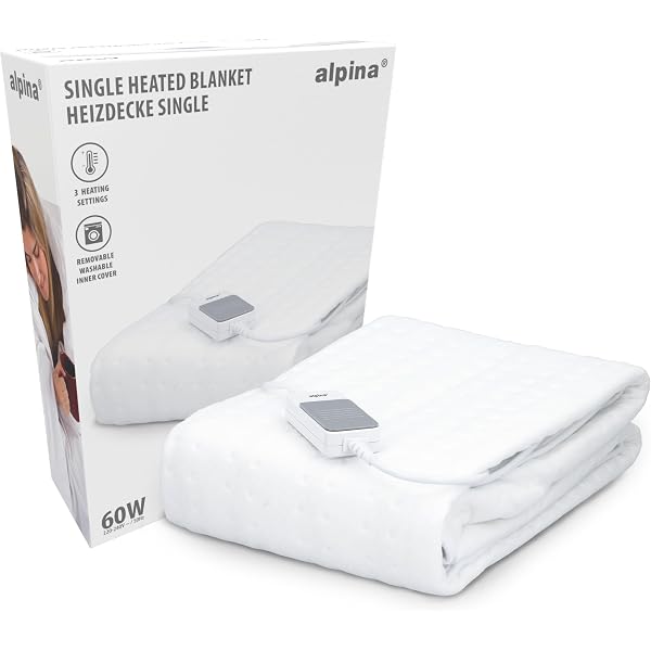 Couverture Chauffante Électrique GOTCOZY 160x140cm - 5 Niveaux Chaleur - Arrêt Auto 10h