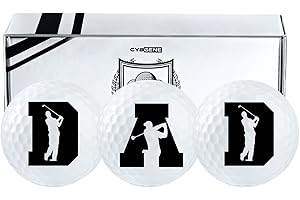 CybGene Dad Gifts Golf Balls Set of 3 for Golfer Dad, Husband, Golf Lovers from Daughter, Son, Wife, for Father's Day, Birthday, Retirement, Christmas