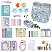 Price comparison product image Andoer 14in1 Accessories Kit for Fujifilm Instax Mini 8 8+ 8s 9 Case Strap Sticker Selfie Lens Colored Filter Album Kinds Film Table Frame Wall Hanging Frame Border Sticker Corner Sticker Pen