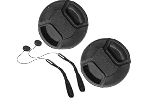 52mm Lens Cap for AF-S(Not for AF-P) DX 18-55mm f/3.5-5.6G AF Nikkor 50mm f/1.8D AF-S DX Nikkor 35mm f/1.8G AF 50mm f/1.4D,HUIPUXIANG [2 Pack]