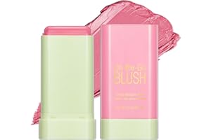 SONGQEE Creme Blush Stick, Rouge für Wangen Make Up - Cremig-leichter 3-in-1 Multi-Stick für Gesicht, Augen und Lippen - Feuchtigkeitsspendendes und verblendbares Rouge für einen natürlichen Look