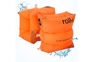 EIVONDA Kids Arm Bands 3-6 Years Swimming Armbands Inflatable Arm Floats for Swimming Training Baby Swimming Float PVC Floats for Children Water Wings Pool Party Toys