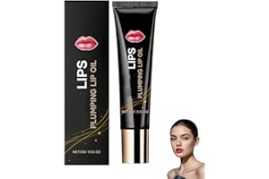 VOKKRV Elycura Lip Booster Serum, Elycura Lip Oil Plumper, Lippenpflege Öl mit Hyaluronsäure, Feuchtigkeitsspendender & Barriere Reparierend, Lippenpflege zum Schutz vor Trockenen Lippen (1PC)