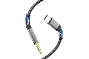 THECOOPIDEA Cavo Aux USB C per iPhone 15, 1M cavo audio da USB C a 3,5 mm intrecciato per Macchina,Cuffie,Altoparlante Stereo compatibile con iPhone 15Pro/Samsung s24/S23/S22/S21/S20/A50/Pixel 7/6/Hua P30,OnePlus