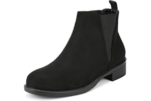 DREAM PAIRS Women's Ankle Boots Slip On Ladies Winter Chelsea Boots ISABELLA-2