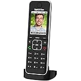 AVM Fritz!Fon C6 Black DECT-Komforttelefon (hochwertiges Farbdisplay, HD-Telefonie, Internet-/Komfortdienste, Steuerung Fritz