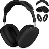 Youtec AirPods Max Kılıf i&ccedil;in Silikon Kılıf Kapak, &Ccedil;izilmez Kulak Pedi Kılıf Kapak/Kulak Kapakları Kapak/AirPods Max i&ccedil;in Kaf