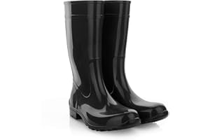 Lemigo Stivali di gomma da donna Impermeabili Stivali alti da pioggia Scarpe da giardino 967 Ilse