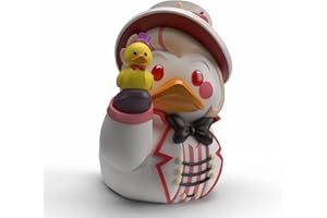 TUBBZ First Edition: Hazbin Hotel - Lucifer Morningstar Cosplaying Rubber Duck Vinyl Figure – Official Collectible for Fans of Hazbin Hotel