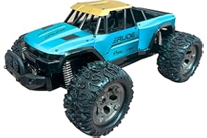 Suprills 1:12 RC Car, Off Road Monster Truck with Die Cast Shell 2.4GHZ - Durable Remote Control Cars, Perfect Outdoor Toys, Exceptional Kids Toys for Fun and Entertainment for The Boys