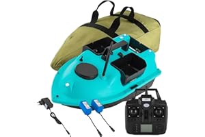 LUNICASHA 600M Futterboot RC Angelköder Boot Angeln Köderboot mit GPS 2kg Futterboot Angeln Angel Nest Boot Futterboot Fernbedienung Bait Boat Futterboot 2x5200mAh