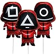 Atpata Funky Game of Squids Birthday Party Decorations (Squid 3pcs)