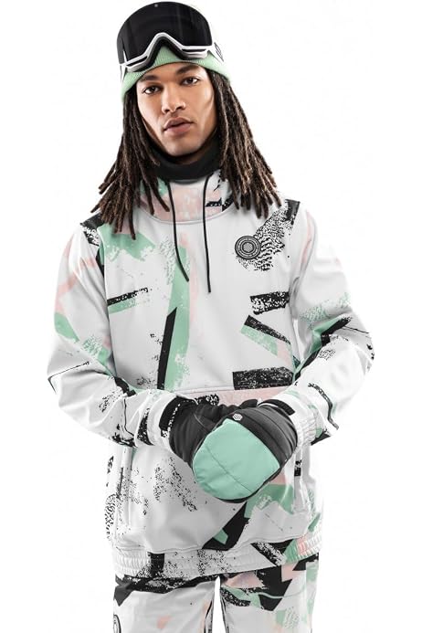 SIROKO Snowboardjacke W3 Halti – Wasserdicht, Gefüttert, Mit Kängurutasche
