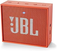 JBL GO Haut Parleur Ultra Portable avec Batterie Rechargeable et Connexion Bluetooth Compatible avec Smartphones, Tablettes et Appareils MP3 - Orange