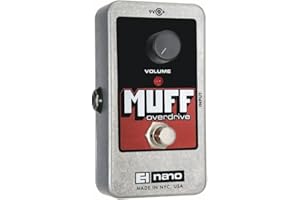 ELECTRO-HARMONIX Electro Harmonix Nano Muff Overdrive Pedal for Electric Guitars