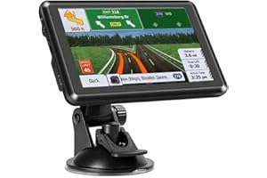 5 Inch GPS Navigation System for Car Truck 2026 - Touchscreen Navigator with UK Maps, Lifetime Free Map Updates, Voice Broadcast, Speed Camera Warning, Vehicle GPS Unit
