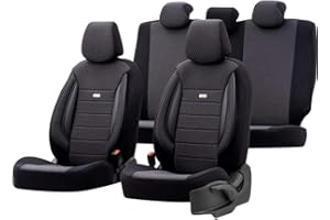 otoM Housse de sièges Universel en Textile 'SelectedFit Sports' Noir - 11-pièces - adapté aux Side-Airbags