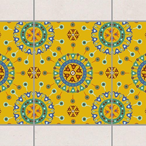 Tile Border - Wayuu Design 20cm x 15cm, Set Size:20 piece