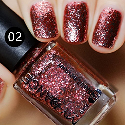 Preisvergleich Produktbild Nagellack, 12shage Platinum Nagellack glänzt Polnisch Nagel Werkzeuge Pretty (B)