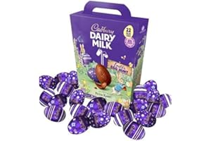 Amamitrade Thank You Sticker Made For Cadbury Egg Hunt Super Pack 317g - Easter Egg Hunt 2023 For The Family, Kids & Adults - Individually Wrapped Eggs - Easter Gifts For Kids
