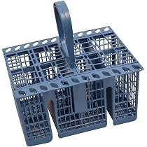 Panier à Couverts De Rechange Spares2go – Bleu Clair, Compatible Lave-Vaisselle Indesit (Poignée Amovible, 8 Compartiments)
