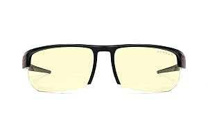Gunnar occhiali videogiochi e computer | Modello: Torpedo, Colore del Cornice: Onyx, Tinta de Lenti: Ambra (Blocca 65% luce blu e 100% UV luce) | luce blu bloccanti | lente brevettata